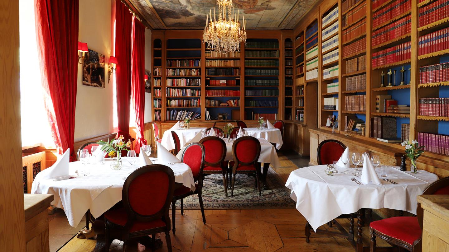 The library, dining room, Häringe Palace