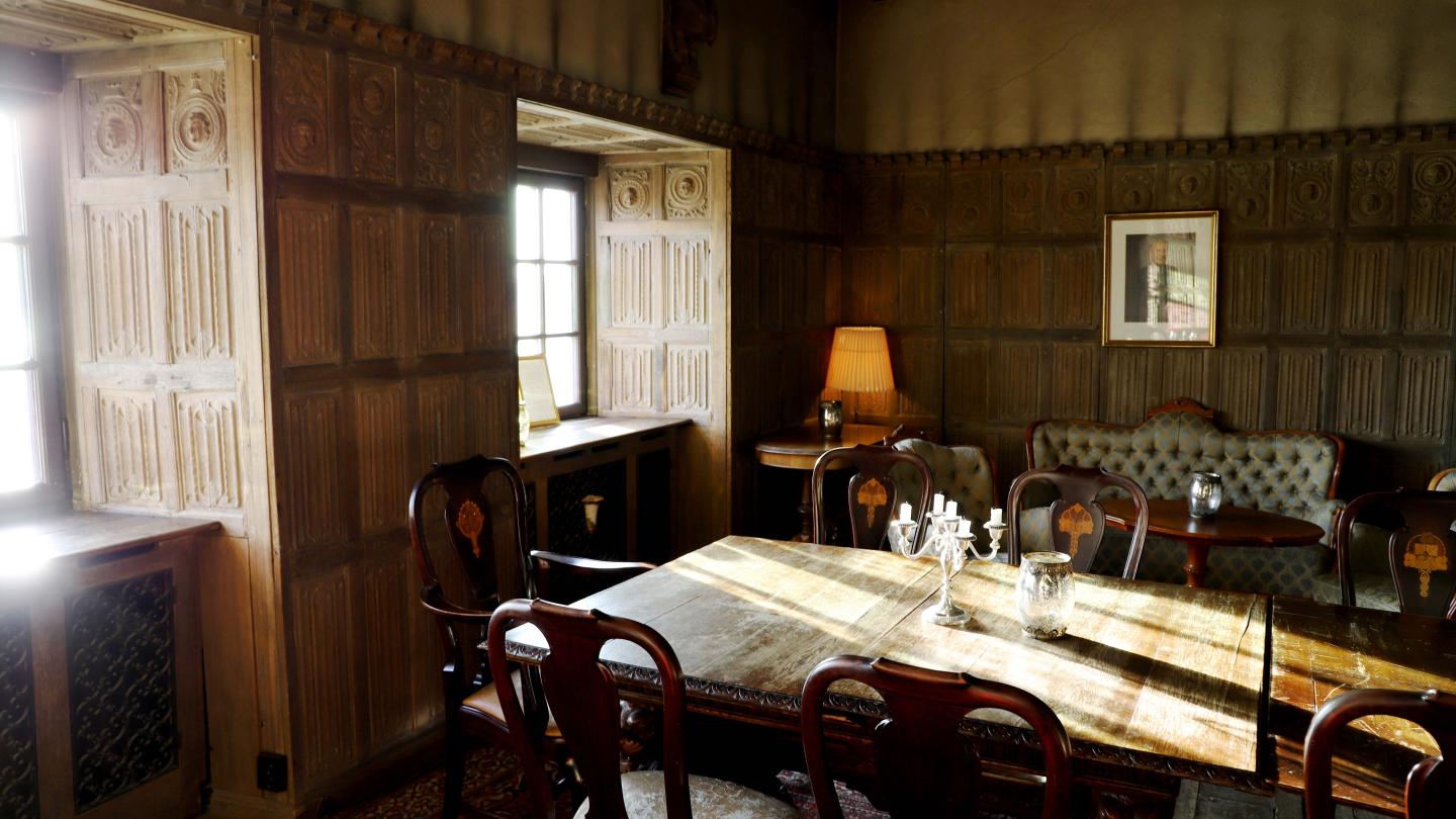 Upper Gothic Parlor & Dining Room