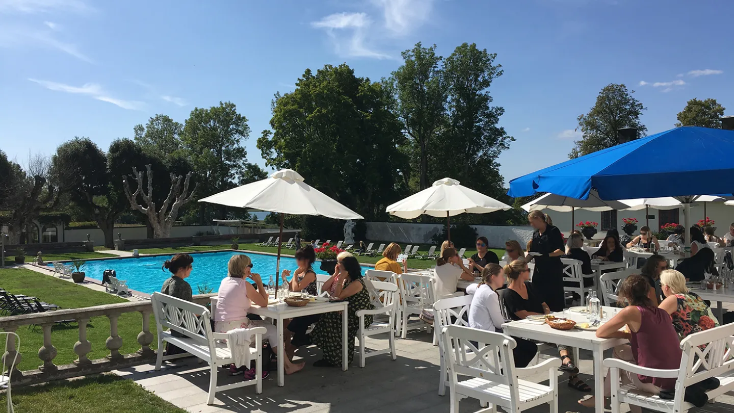 Sommarlunch på terrassen